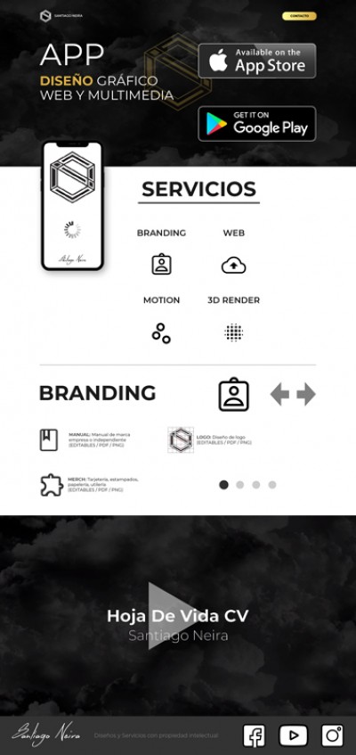 Diseño Gráfico para Web - Santiago Neira Camacho - 2019